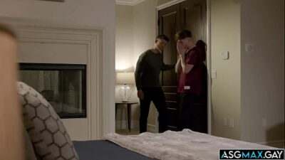 BOyfriends Cyrus Stark and Caden Jackson celebrating together with tender and passionate lovemaking all gay porn video