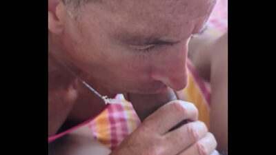White faggot sucking another BBC all gay porn video