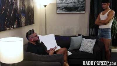 Gay twink Rob Quin makes his stepdad proud by offering his hairy ass to him all gay porn video