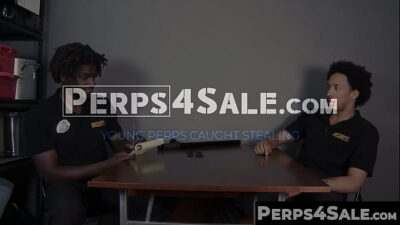 Perps4Sale.com – Devin Trez & Tommy Bluezz – Hot and hung Black Policemen raw fucks and in the office all gay porn video