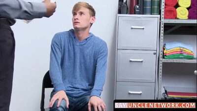 SayUncleNetwork.com – Blonde jock’s ass claimed doggystyle by a BBC police officer all gay porn video