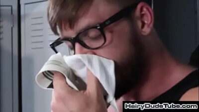 Caught Sniffing Daddy’s Sweaty jockstrap@HairyDudeTube all gay porn video