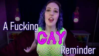 A FUCKING GAY REMINDER – PREVIEW – Gay Confession Encouragement, Homoerotic Dirty Talk by Miss Faith Rae with POV Eye Contact and Fishnet Lingerie – HD 1080p MP4 all gay porn video