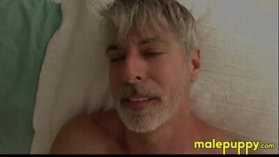 Julian Jaden and giant old man Richard Lennox are in a 69 position while toe sucking all gay porn video