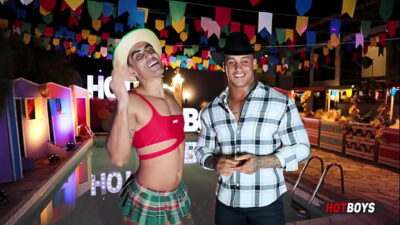 Prévia – Arraiá da Hotboys vira uma suruba com os mais dotados do Rio de Janeiro all gay porn video