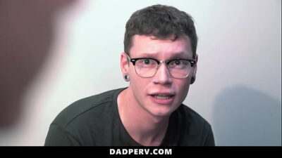 Stepdad Manuel Wakes Up to Teach Stepson Marco How to Gag on His Cock – Dadperv all gay porn video