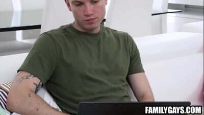 Stepson found stepdad’s profile on gay dating app all gay porn video