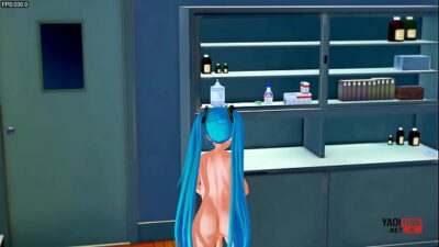 Vocaloid Yaoi Hentai – Miku Futanari fucks Len in a Laboratory – Asian Japanese Manga Anime Game Gay Porn all gay porn video