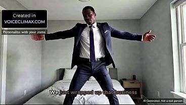 Your First Gay Experience with Boss AI-Generated black male Malik – Seduce me at Hotel ASMR POV JOI all gay porn video