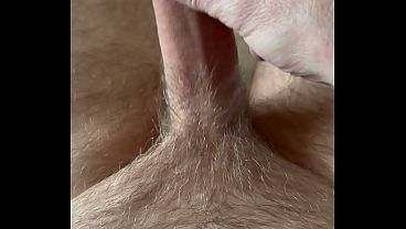 Stroking my big gay cock while watching porn all gay porn video