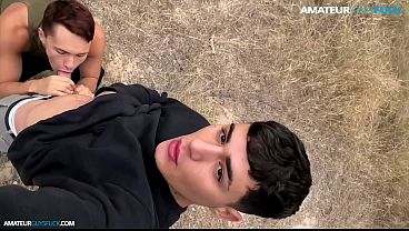 Cruising Friends enjoy going for a run and end up fucking outdoors all gay porn video