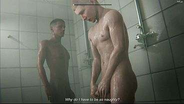 Game: FindingBuddies, Chapter 6 – Two friends, a shower stall, rough sex in the barracks with a friend from a military university (English voice) all gay porn video