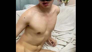 Handsome Young Gay Jerking off before Cumshot Solo (Big Cumshot) all gay porn video