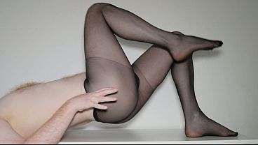 Pantyhose striptease all gay porn video