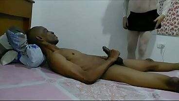 Semental negro con una enorme BBC de 25 cm, destroza el culo a sexy crossdresser. filmado en cámara lenta. Interracial. Big dick, sexo gay all gay porn video
