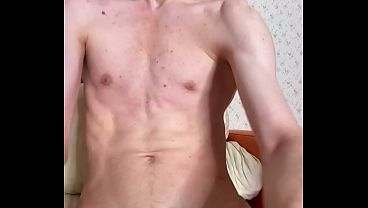 Skinny Twink Student Making A Huge Messy Cum Puddle all gay porn video