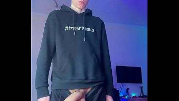 Skinny Boy Holding Back A Huge Cumshot Until It Hurts all gay porn video