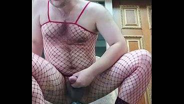 Russian gay man masturbates with a plastic bottle in his ass! all gay porn video